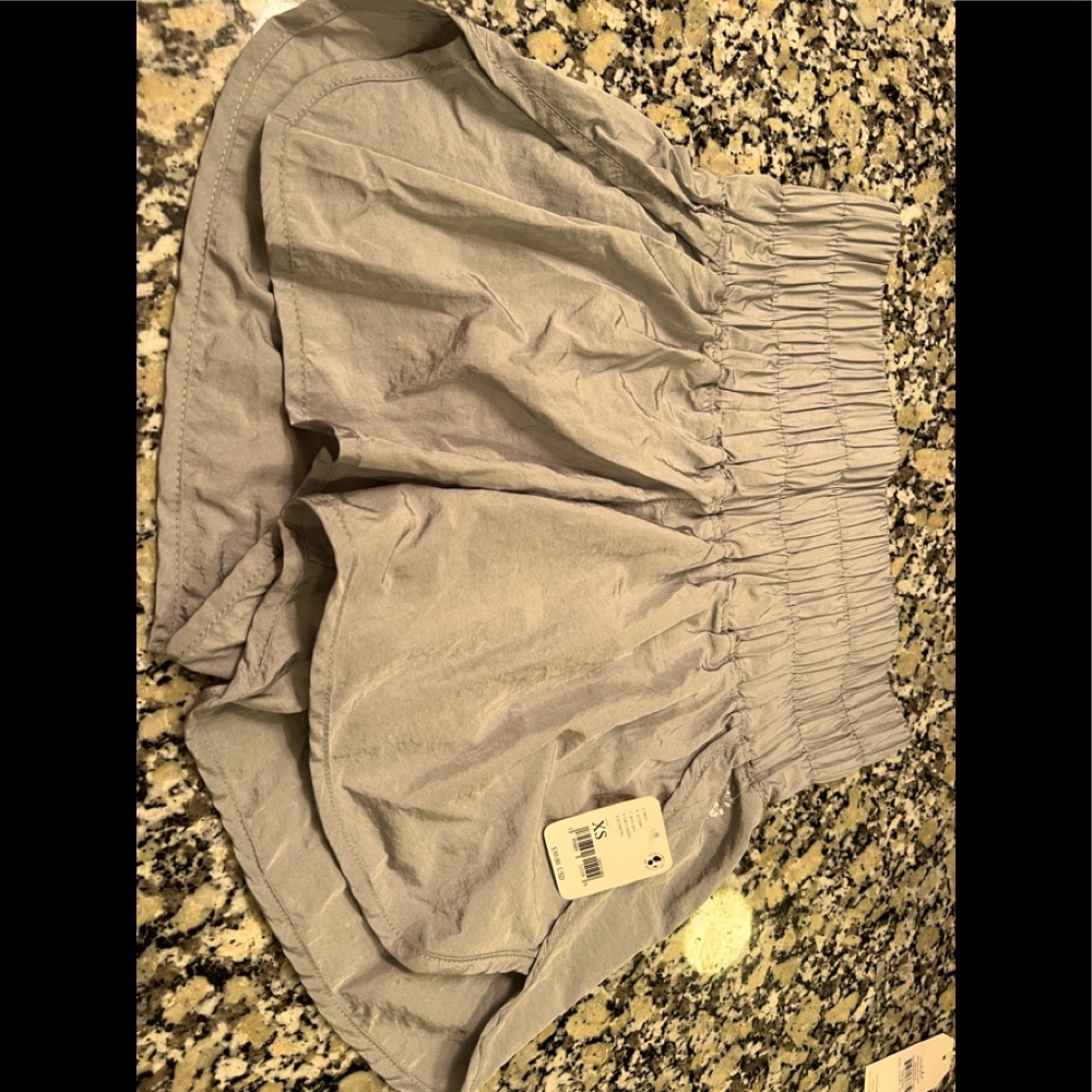 Free people the way home shorts in silver gray